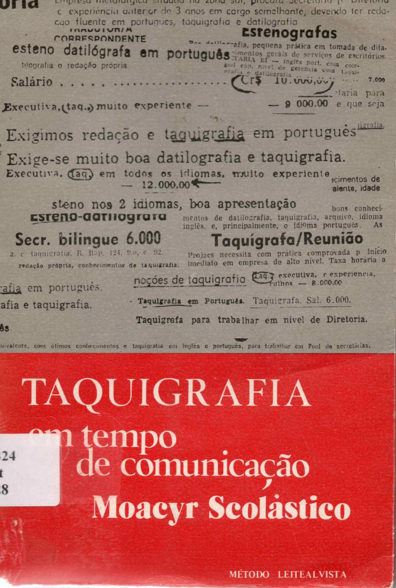 Taquigrafia em Tempo de Comunicacao