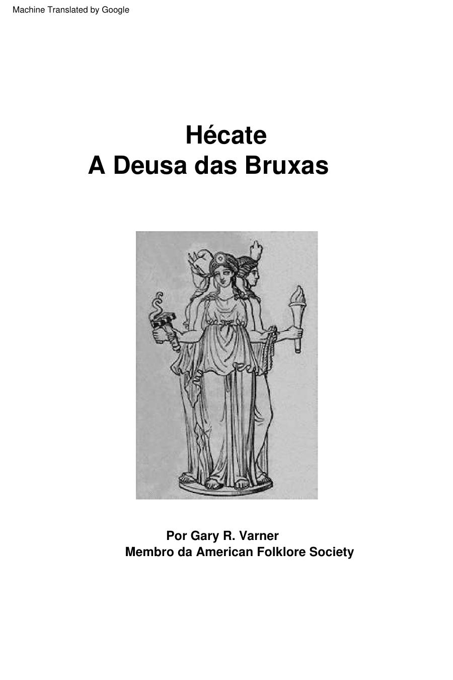 Hecate a Deusa das Bruxas